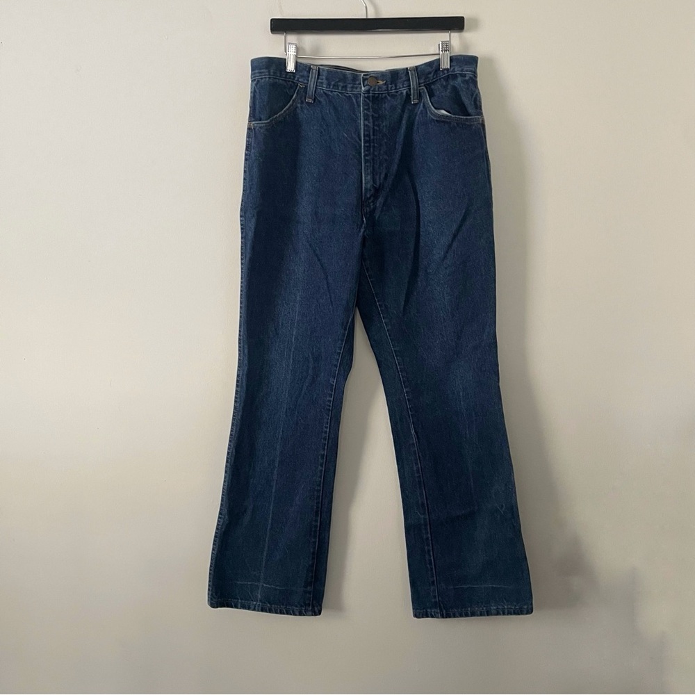 Rustler Vintage 90s Dark Wash Straight Leg Denim Jeans Size 36x32